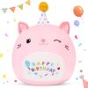 ABEARCAR Cute Cat Plush Birthday Gifts for Girls, Soft Cat Plushies Toy Pink Pillow Cat Stuffed Animals Gift for Girlfriend Kids Birthday 8" Cat Stuffed (Small Cat Plush) view 1