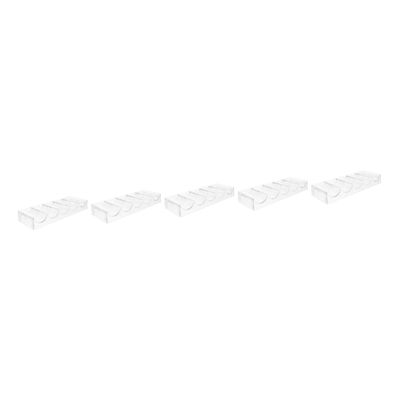 CIYODO 5pcs Box Convenient Poker Chip Case Portable Poker Chip Tray Rack Holder