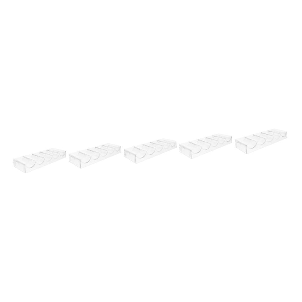 CIYODO 5pcs Box Convenient Poker Chip Case Portable Poker Chip Tray Rack Holder