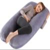 ADAOQIN Pregnancy Pillows,U Shaped Maternity Pillows for Sleeping,Body Pillow for Pregnant Women,Maternity Pillow for Support with Velvet Cover 1,130x70cm view 1