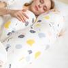 ADAOQIN Comfort-U Shaped Maternity Pillow with Cotton Cover for Pregnancy Support, Back, HIPS, and Legs - Ideal for Sleeping and Feeding view 4