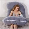 ADAOQIN U-Shaped Pregnancy Pillow - Full Body Maternity Support Cushion for Back, HIPS, Legs, and Belly - Feeding Pillow for Pregnant Women - D Size view 2
