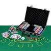 Goplus Poker Chip Set, Casino Poker Chips with 400 PCS Chips, 2 Decks Cards, Dealer Button, Poker Felt, Aluminum Case for Texas Holdem, Casino, Family Night, Blackjack view 1
