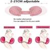 ADAOQIN Maternity Pillow Maternity Pillow for Pregnant Women Pregnancy Pillow for Side Sleeper Double Wedge Pillow for Maternity Side Sleeping Pillow for Belly Waist Back Support Detachab view 2