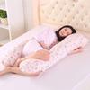 ADAOQIN Luxurious Pillow for Pregnant Women - Ultimate Back and Body Support Pillow for Maternity, and Pregnancy Disability - Large Size with Removable Cover view 2
