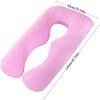 ADAOQIN Luxurious Pillow for Pregnant Women - Ultimate Back and Body Support Pillow for Maternity, and Pregnancy Disability - Large Size with Removable Cover view 4