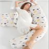 ADAOQIN Pregnancy Pillows H-Shaped Full Body Pillow for Sleeping Maternity Pillow with Washable Cover, Nursing Maternity Pillow for Back HIPS Legs Belly,111 7,150x50cm view 1