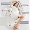 ADAOQIN Pregnancy Pillows H-Shaped Full Body Pillow for Sleeping Maternity Pillow with Washable Cover, Nursing Maternity Pillow for Back HIPS Legs Belly,111 7,150x50cm view 4