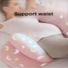 ADAOQIN Maternity Pillow- a Soft and Comfortable Pillow, H-Shaped Pillow for Pregnant Women Lying on The Side, Supports Waist view 4