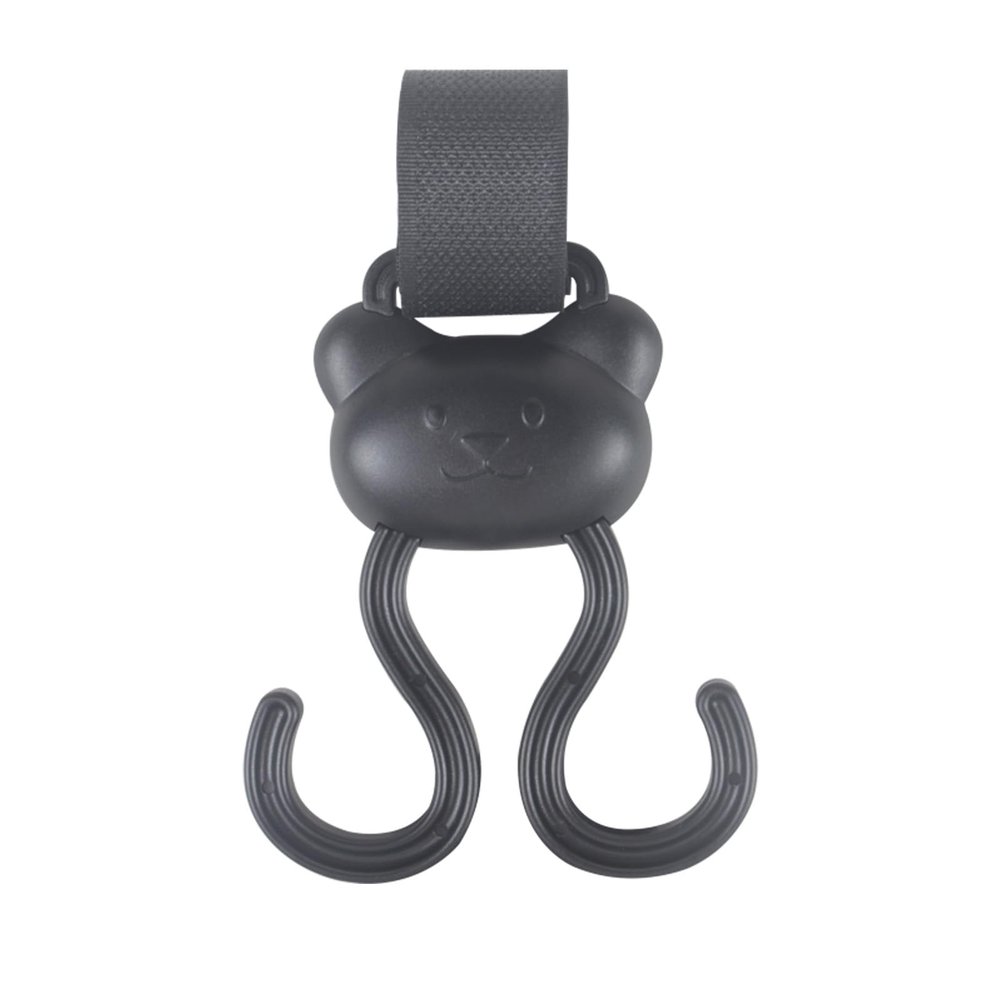Adjustable Strollers Accessory Hanger Clip Double Hook Easy Installation Without Tool Required for Busy Parents