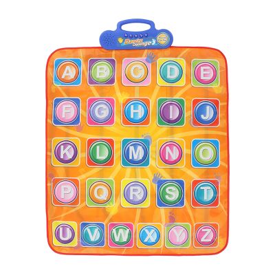 HKINBAS Children's Toys Fit for Kid Dance Mat Boys Girls Home Funny Volume Adjustable Electronic Musical Dance Pad for Holiday Party (Letter)