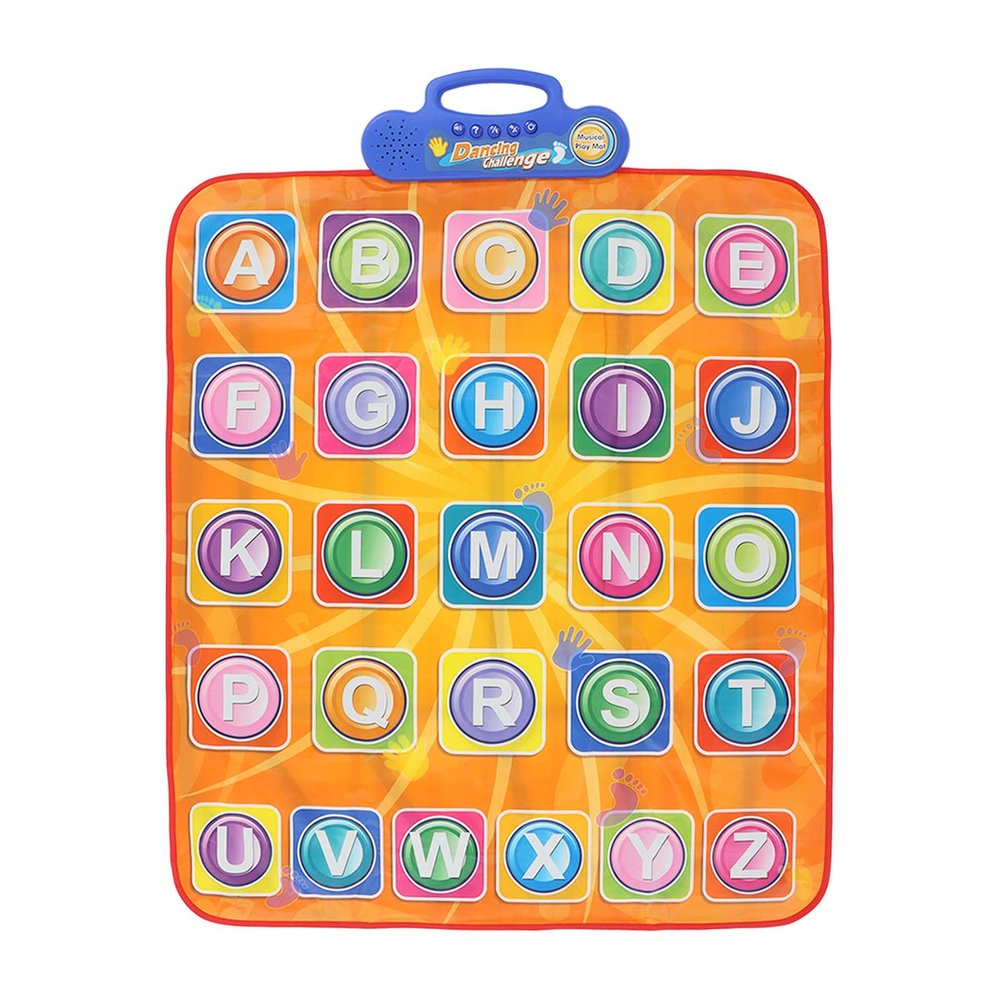 HKINBAS Children's Toys Fit for Kid Dance Mat Boys Girls Home Funny Volume Adjustable Electronic Musical Dance Pad for Holiday Party (Letter)