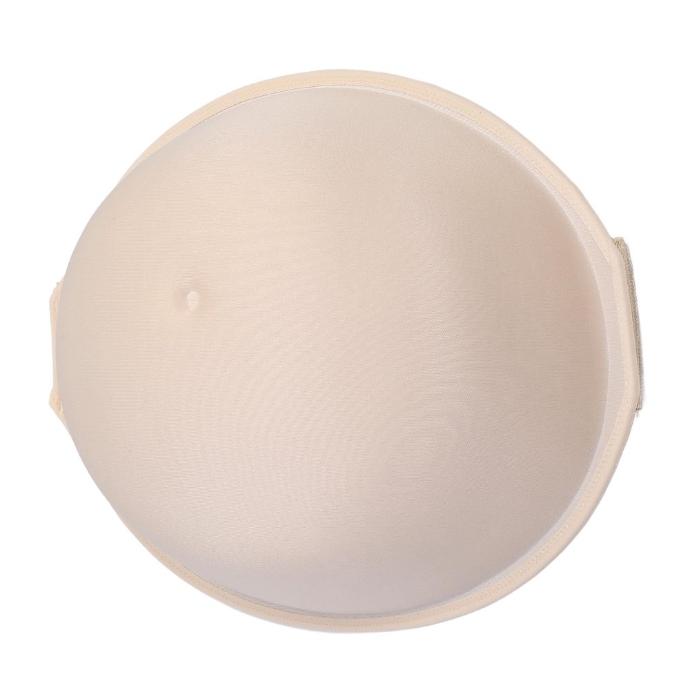 Fake Pregnancy Belly Sponge Belly, Film Props Tv Series Props Spoof Artificial Pregnant Bump Costume Cosply, Big Belly Prop Sponge Beer Belly with Adjustable Straps for Stage (L)