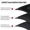 AAXKK 70 x 35 Inch 6-10 Person Black Texas Hold'em Poker Mat Portable Poker Table Tops Cards Game Mat Pad Topper Waterproof, Easily Clean & Glide Over, Anti-Slip, Odorless with Storage Bag view 3