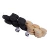 32Pcs Checkers Chess Backgammon Chess Piece Kids Board Game Learning Camping Yellow Black Wood 1.9cm 32 Pieces Draughts view 4