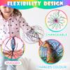 Flow Ring Spinner Arm Tool  5.1" Durable Corrosion-Resistant Stainless Steel Geometric Sensory Fidget Arm Spinner  Smooth, Foldable, Stretchable Magic Flow Bracelet for Relaxation, Tricks & Play view 4