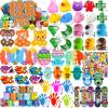 126 Pack Party Favors for Kids 3-5,Pop Fidget Toys, Classroom Prizes, Treasure Box Toys, Pinata Filler, Goodie Bag Stuffers, Treasure Chest, Prize Box Bulk Small Toys, Easter Egg fillers view 1