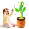 Invasgi Baby Toys Dancing Talking Cactus Toy, Boys Girls Interactive Gifts Mimicking Singing Repeating Cactus, Toddler Toys Stocking Stuffers for Grandkids with Exclusive Songs view 1