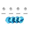 4Pcs Metal 12MM Wheel Hex Adapter for Tamiya TT01 TT-01 TT02 XV01 TB-04 WT-01N 1/10 RC Car Upgrade Parts view 3