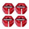 12mm Universal Wheel Hex Hub Adapter Upgrade Accessory for 1/10 Scale RC Car Sports Car Offroad Car Kit [Blue, 6mm] for RC Enthusiasts (5.0MM red) view 3