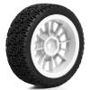 4pcs 68mm Rally Tires Rubber Tire Wheel Tyre for Tamiya XV01 XV02 TT01 TT02 PTG-2 1/10 RC Rally Racing Car Upgrade Parts(Grey) view 4
