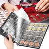 2Pack 250 Pockets 10 Pages Collection Supplies Holder Book for Collectors Collection Storage Box Case Album for Money Currency Pennies view 2