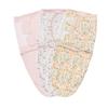 100% Cotton 3-Pack Baby Swaddle Sleep Sacks, 0-3 Months - Baby Girl Swaddle Newborn, Adjustable Swaddles for Newborns to 3 Months, Ideal Babies Gift Set, Designed in France, Pink + Floral Collection view 1