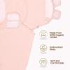 100% Cotton 3-Pack Baby Swaddle Sleep Sacks, 0-3 Months - Baby Girl Swaddle Newborn, Adjustable Swaddles for Newborns to 3 Months, Ideal Babies Gift Set, Designed in France, Pink + Floral Collection view 2