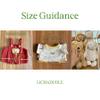 LICHADUOLE 9-12"/30cm Teddy Bear Clothes Corduroy Overalls Stuffed Animals Cotton Tee 2-Piece Set for Medium Bartholomew BearsNO Doll view 3