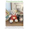 LICHADUOLE 9-12"/30cm Teddy Bear Clothes Corduroy Overalls Stuffed Animals Cotton Tee 2-Piece Set for Medium Bartholomew BearsNO Doll view 4