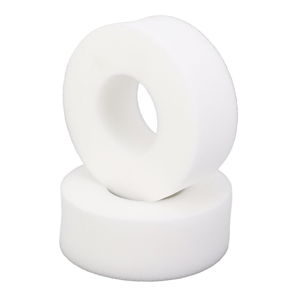 RC Crawler Insert, 1 Pair RC Car Tire Foam Insert Secure Support Elastic Shock Absorbing Tire Sponge Insert for RC Crawler Car (55MM)