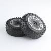 2X 1/14 RC Front Tires, Wheel Rim and Tires Set, Good Grip, Upgrade RC Truck Wheel Tyre for Wltoy 144016 DIY Accessory view 3
