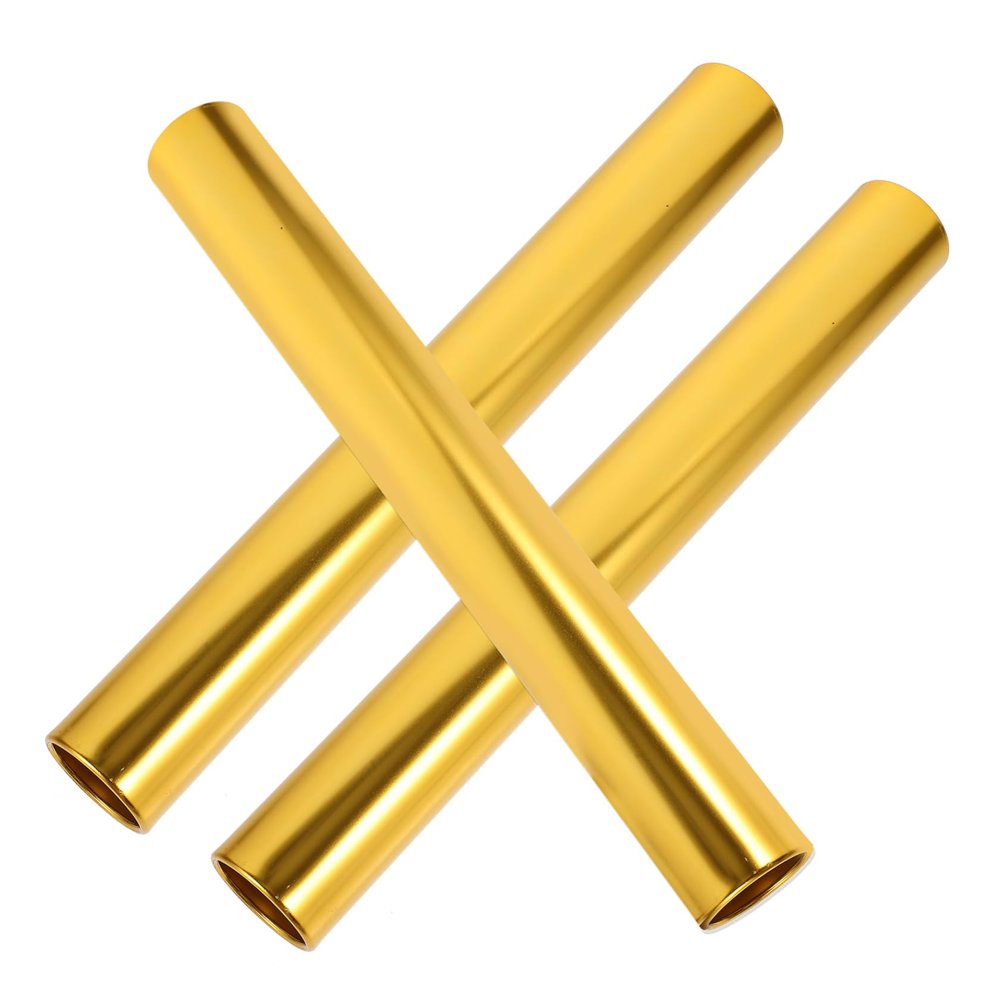 BESPORTBLE Relay Kit 3.8cm Metal Relay Sticks for School Outdoor Races Easy to Pass Lightweight