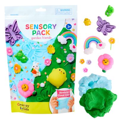 Creativity for Kids Sensory Pack: Garden Friends, Easter Basket Stuffers & Sensory Toys for Toddlers, Toddler Activities & Pretend Play Easter Crafts (Ages 3+)