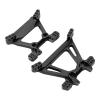 1/10 RC Shock Towers, Front and Rear Shock Tower Set Aluminum Alloy Absorption Tower Set for BL 2S Slash 4X4 Trucks (Black view 3