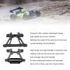 1/10 RC Shock Towers, Front and Rear Shock Tower Set Aluminum Alloy Absorption Tower Set for BL 2S Slash 4X4 Trucks (Black view 4