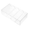 SKISUNO Multi-grid Poker Chip Storage Box Organizer for Game Night Large Capacity Acrylic Case for Poker Chips and Accessories view 1