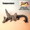 Crystal Dragon with Wings 3D-Printed, 3D Dragon,Flexible Articulated Wings Dragon3D Printed Gift for Festival,Home Decoration, Executive Desk Decorations (Temperature, 23 Inches) view 2