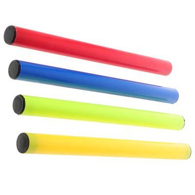 KOMBIUDA 4pcs Lightweight Relay Baton for Events Smooth Edge Design for Safe Passing Bright Random Colors for Boys and Girls and Adults Sports