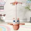 Menolana Pogo Jump Ball,High Jumping Toy, with Adjustable Handle, Jump Board for Toys Body Training Assistant, Pink view 2