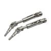 for Mjx for Hyper Go 14210 14209 1/14 RC Remote Control Upgrade Parts 2Pcs Metal Drive Shaft CVD Rear Driveshaft Upgrade Parts RC Upgrade Accessories(Silver) view 1