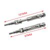 for Mjx for Hyper Go 14210 14209 1/14 RC Remote Control Upgrade Parts 2Pcs Metal Drive Shaft CVD Rear Driveshaft Upgrade Parts RC Upgrade Accessories(Silver) view 3