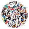 Breakdance Stickers Pack, 50PCs Hip Hop Breakdancing Vinyl Decals, Stickers for Hydro Flask, Laptop, Water Bottle, Gift Decals for Kids, Toddlers, Teens, Party Favors (Break) view 1