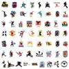 Breakdance Stickers Pack, 50PCs Hip Hop Breakdancing Vinyl Decals, Stickers for Hydro Flask, Laptop, Water Bottle, Gift Decals for Kids, Toddlers, Teens, Party Favors (Break) view 2
