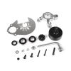 CNC Super Heavy Duty Clutch Bell Spur Gear Plate & Clutch Brace Kit for 1/5 Scale for HPI KM for Rovan for Ba-ja 5B 5T 5SC(Orange) view 2