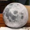 6.7"/17cm Super Cute Sun Plush Soft Pillow, Soft and Realistic Earth, Moon, Sun, Stuffed Plush Toy for Learning Science, Astronomy, Space, Blue Planet, Toy (Grey Moon) view 1