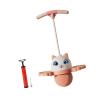 Colaxi Pogo Jump Ball, High Jump Toy with Adjustable Handle,Bouncing Ball Jump Board, for Games Playground Fitness Body Training, Pink view 1