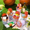 10 Pcs 4.1x4.1x2.8 Inch Basketball Player Gift Basket Set Reusable Basketball Party Snack Cup with Basketball Backboards Basketball Hoop Cup Party Cup Supplies for Basketball Team Birthday Party view 3