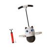 Colaxi Pogo Jump Ball, High Jump Toy with Adjustable Handle,Bouncing Ball Jump Board, for Games Playground Fitness Body Training, White view 1