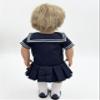 18 inch Doll Outfit/Sailor Dress Navy with White Trim and White Sailor Tie/Add on Option Shoe and Sock (Dress Set-White Sock-Navy Shoe) view 4